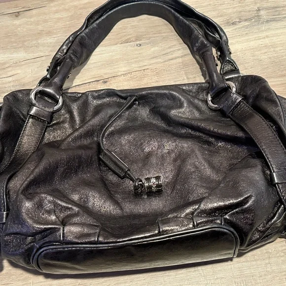 SOLD Celine Black Leather Bag - Picture 7 of 16